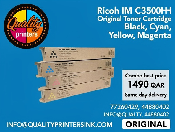 Ricoh IM C3500H Original Toner Cartridge Black, Cyan, Yellow, Magenta