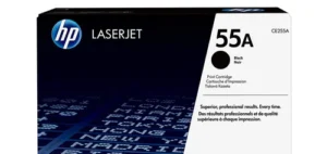 HP 55A Black Original LaserJet Toner Cartridge, CE255A