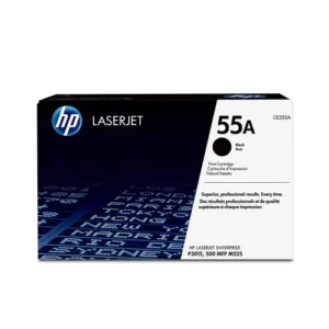 HP 55A Black Original LaserJet Toner Cartridge, CE255A