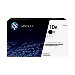 HP 10A Black Original LaserJet Toner Cartridge, Q2610A k