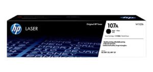 HP 107A Black Original Laser Toner Cartridge, W1107A