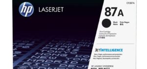 HP 87A Black Original LaserJet Toner Cartridge, CF287A