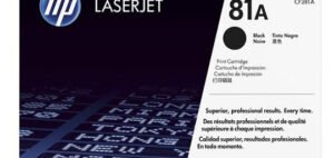 HP 81A Black Original LaserJet Toner Cartridge