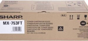 SHARP Toner Cartridge - Mx-753ft, Black