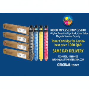 RICOH MP C2503/MP C2503H Original Toner Cartridge Black, Cyan, Yellow, Magenta