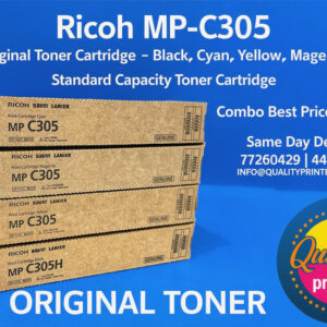 Ricoh MP-C305 Original Toner Cartridge Black, Cyan, Yellow, Magenta