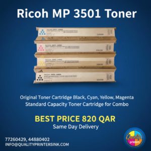 Ricoh Mp 3501 Toner Original Toner Cartridge Black, Cyan, Yellow, Magenta