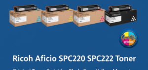 Ricoh Aficio SPC220 SPC222 Toner Original Toner Cartridge Black, Cyan, Yellow, Magenta