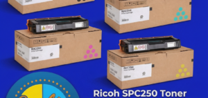 Ricoh SPC250 Toner Original Toner Cartridge Black, Cyan, Yellow, Magenta