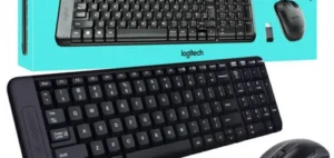 Logitech MK220 Wireless Keyboard & Mouse - English, Black