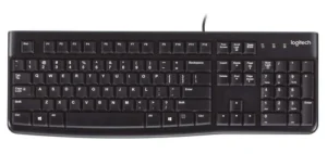 Logitech K120 Wired Keyboard - English, Black