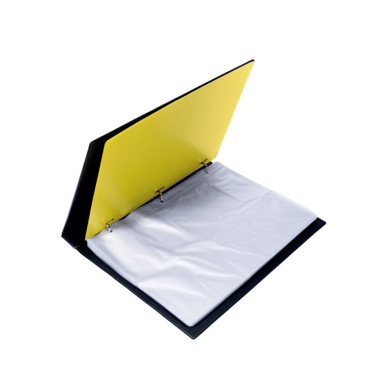 PANDA Business Card Holder, Card File, leather Black – 600 cards - Image 3