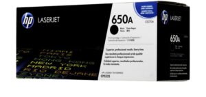 HP 650A BLACK ORIGINAL LASERJET TONER