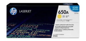 HP 650A YELLOW ORIGINAL LASERJET TONER