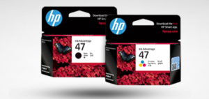 HP 47 Ink Cartridge Set (Black & Tri-Color)