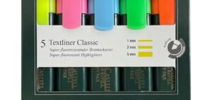 Faber Castell Textliner set of 5 FC 154805 Germany