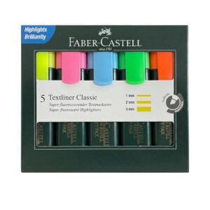 Faber Castell Textliner set of 5 FC 154805 Germany